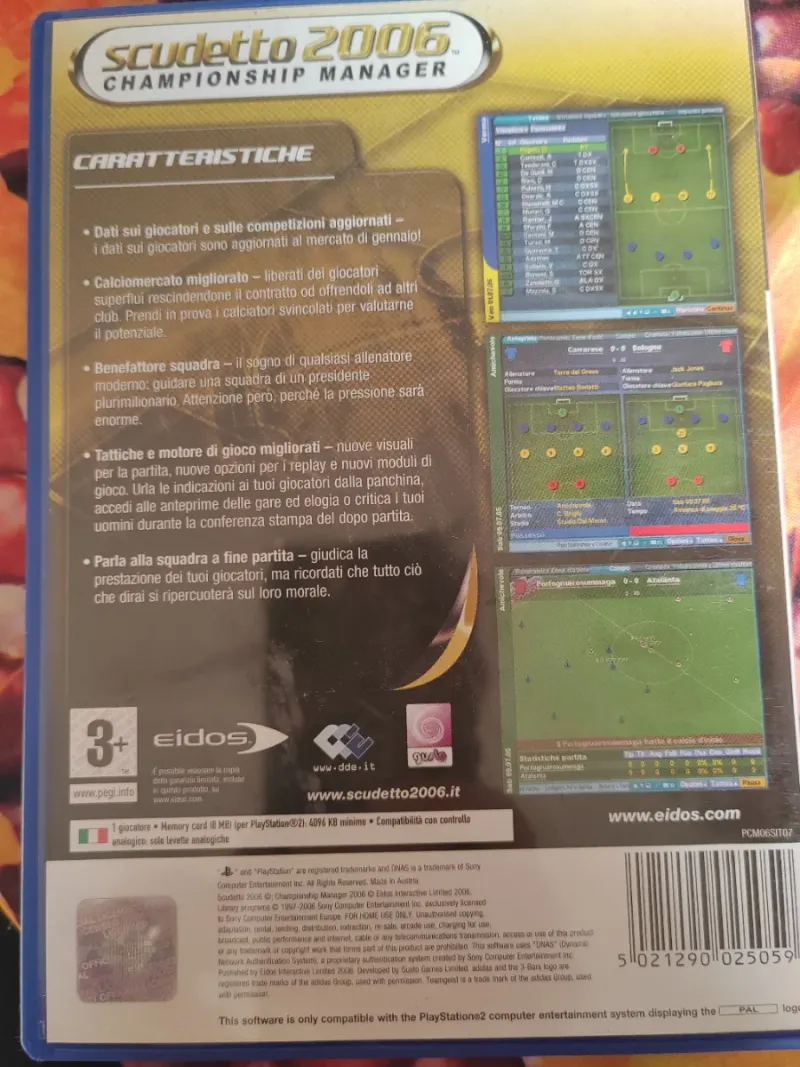 Paquete de Lotto PES 2011 y Scudetto 2006 para PS2 afbeelding 4