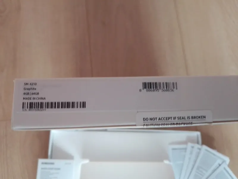 Caja vacía Samsung Galaxy Tab A9+ afbeelding 4