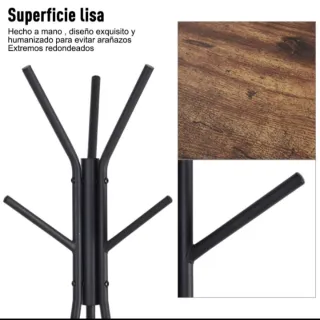Perchero Metálico colgadero forma árbol recibidor