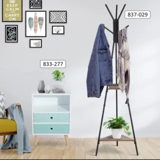 Perchero Metálico colgadero forma árbol recibidor