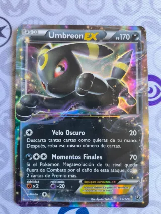 Carta Pokemon Umbreon EX 55/124