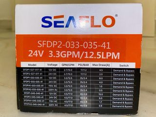 Bomba de agua SEAFLO 41 Series 24V