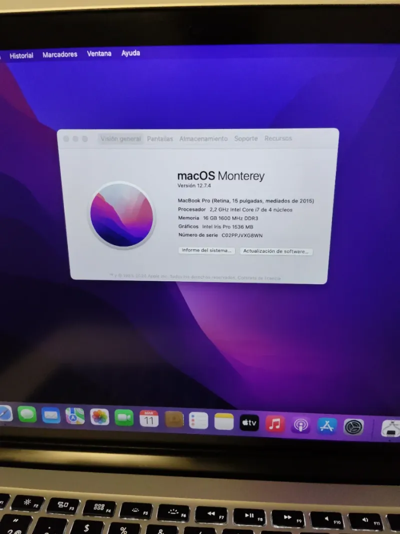 MacBook Pro Retina A1398 2015 afbeelding 2
