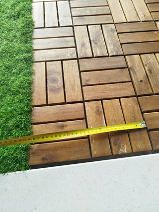 Tarima de madera para terraza