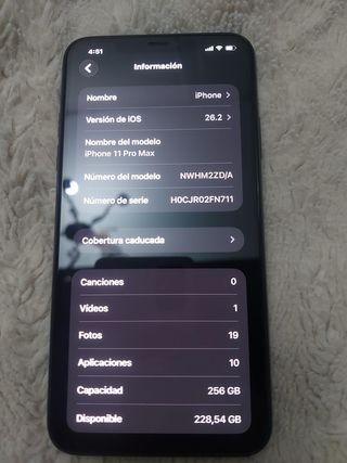 iPhone 11 Pro Max 256 gb