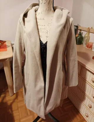 Abrigo Zara Soft T.M Beige