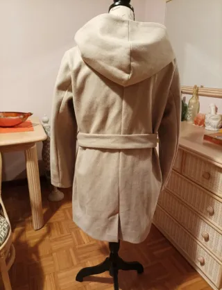 Abrigo Zara Soft T.M Beige