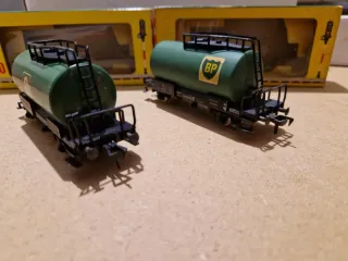 Fleischmann H0 Coppia Di Carri Cisterna 1475 Ovp