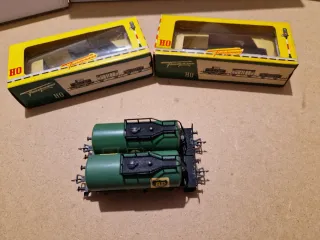 Fleischmann H0 Coppia Di Carri Cisterna 1475 Ovp