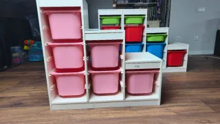 Armario almacenaje juguetes TROFAS Ikea