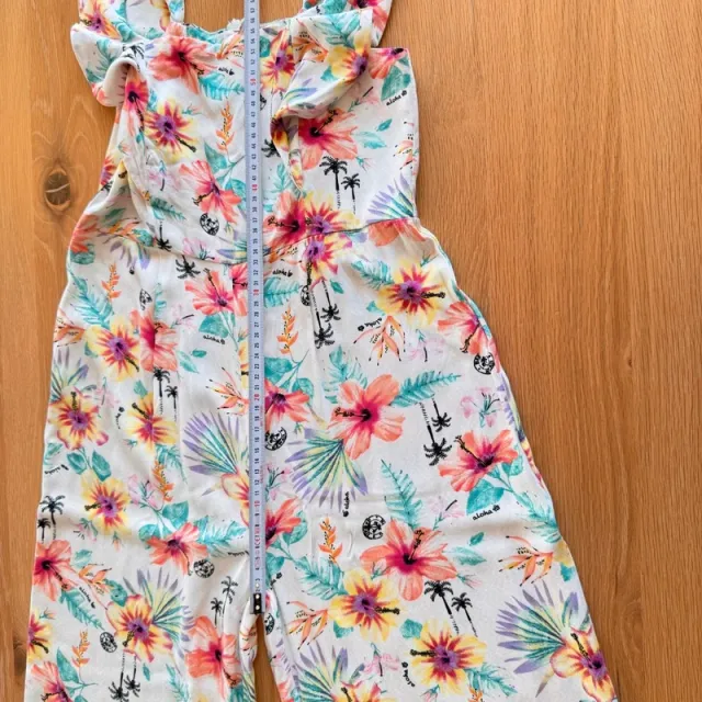 Mono juvenil largo flores talla 13-14 años verano