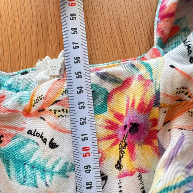 Mono juvenil largo flores talla 13-14 años verano