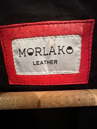 Cazadora Piel Cordero MORLAKO Roja