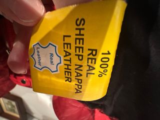 Cazadora Piel Cordero MORLAKO Roja