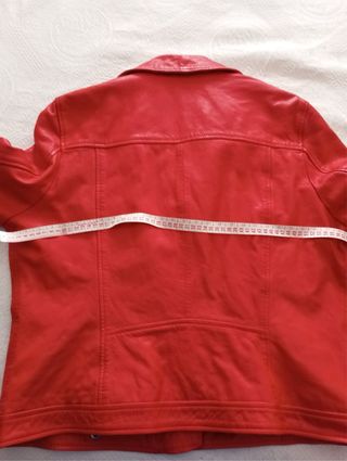 Cazadora Piel Cordero MORLAKO Roja