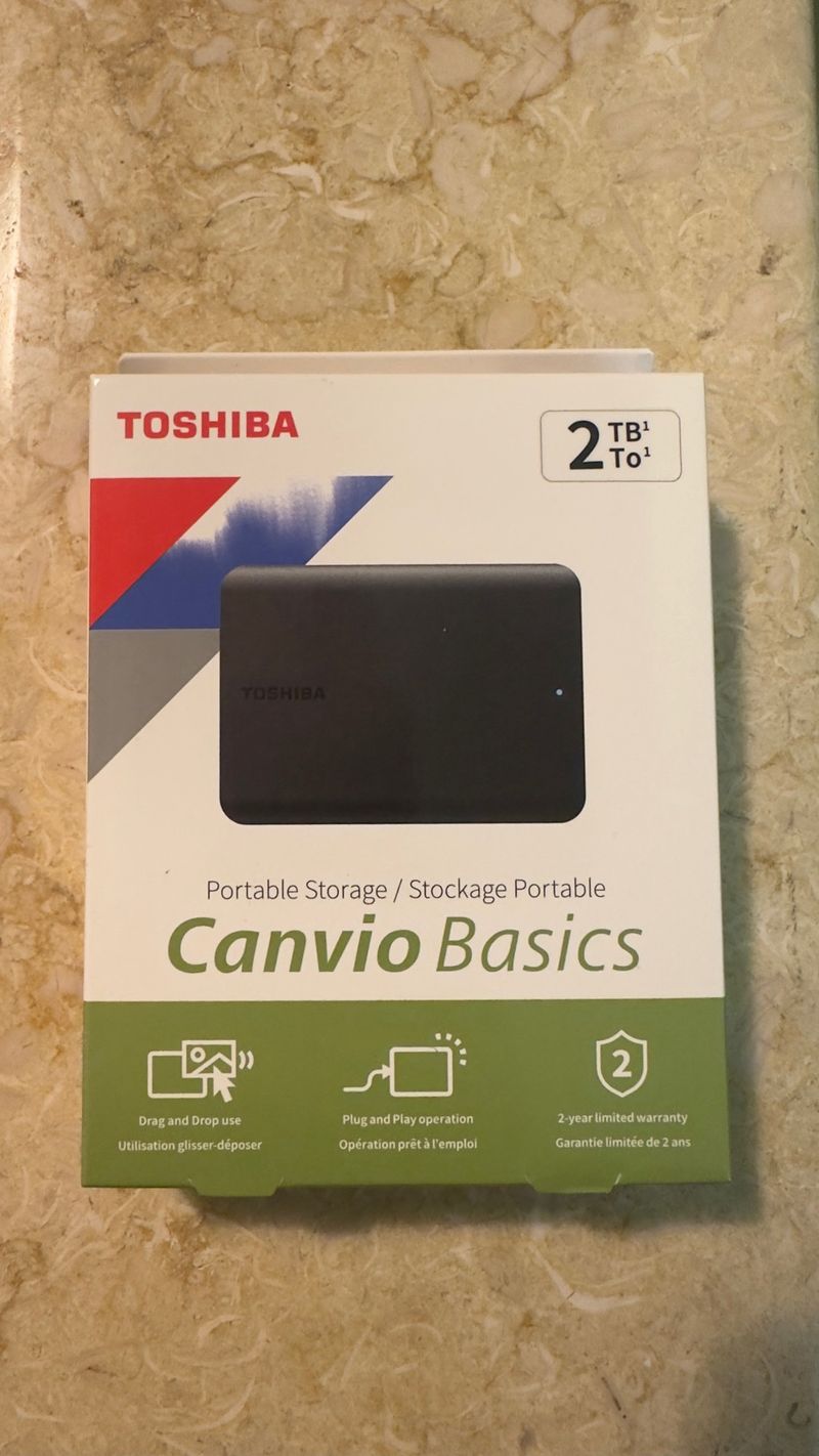 Disco duro externo Toshiba Canvio Basics 2TB