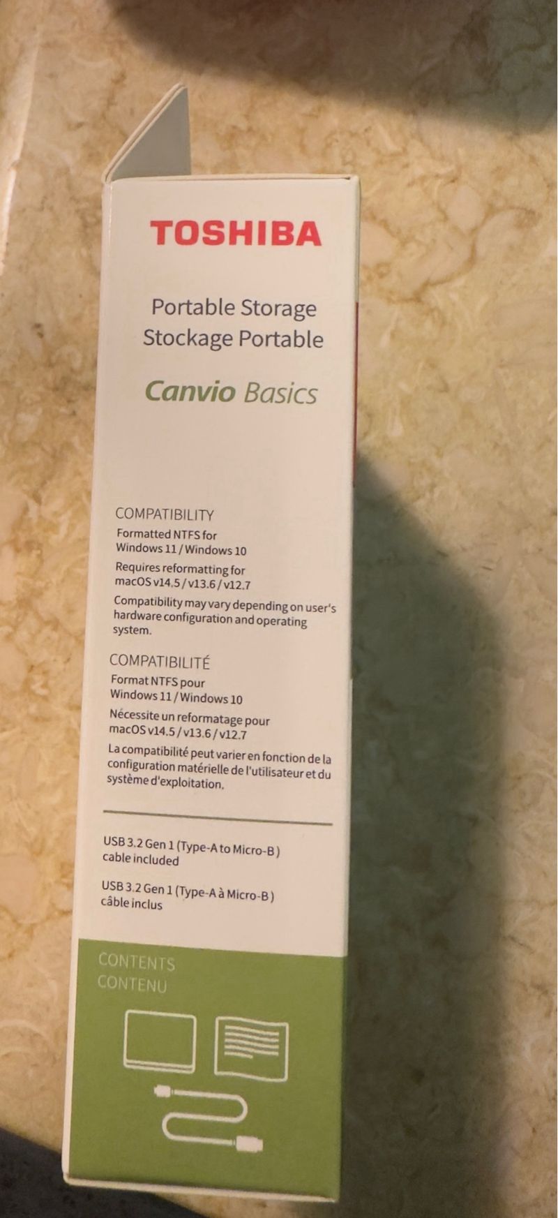 Disco duro externo Toshiba Canvio Basics 2TB afbeelding 3