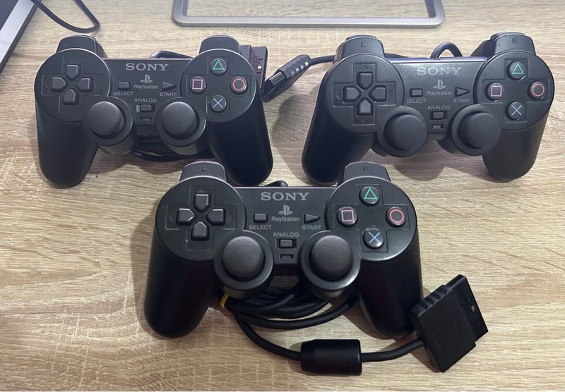 Lote de 3 controladores PlayStation 2 PS2 ALPS