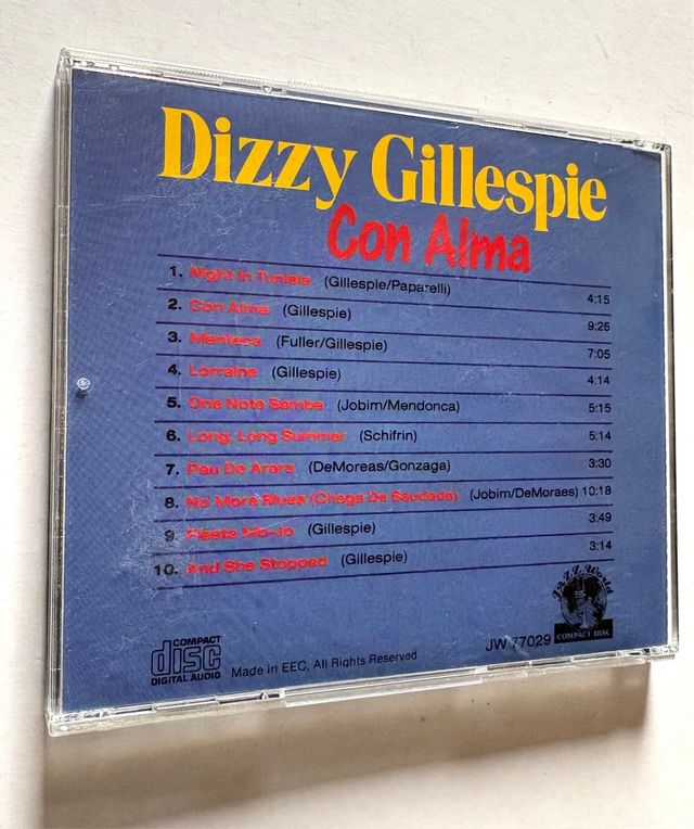 CD Dizzy Gillespie Con Alma Jazz