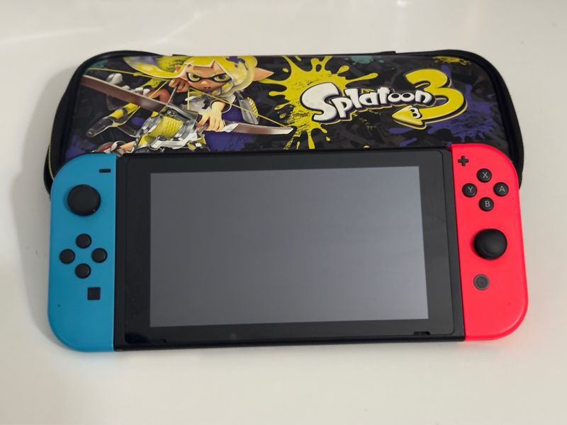 Nintendo Switch V2+ Funda Splatoon 3 + Mando