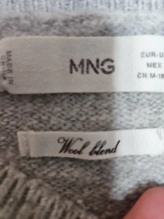 Jersey Zara Gris Talla S