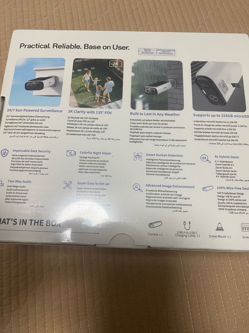 Nuevo Cámara Seguridad Baseus 2K Solar Exterior afbeelding 2