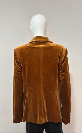 Blazer Velluto Attentif Paris Tabacco