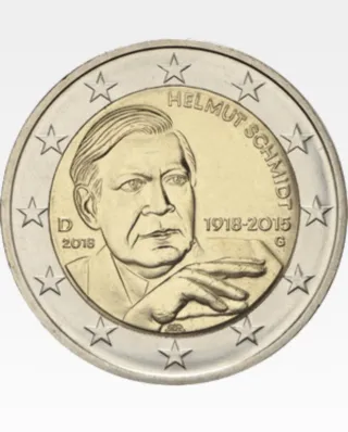 ALEMANIA 2018. 2 Euros. Helmut Schmidt