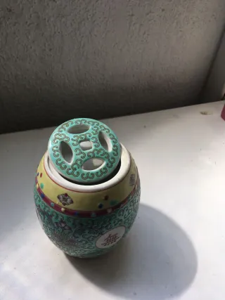 2x Jingdezhen Mun Shou artesanías porcelana nuevas