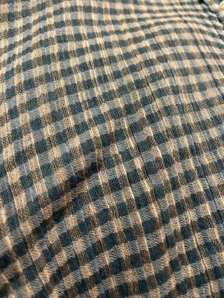 Camisa Santhen Talla L Cuadros Azul Blanco