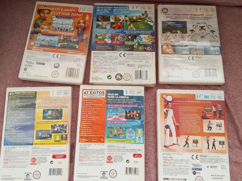 6 Juegos Wii NINTENDO Mario, Dance,  Active, kong afbeelding 4