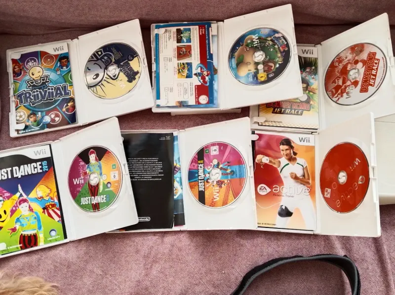 6 Juegos Wii NINTENDO Mario, Dance,  Active, kong afbeelding 5