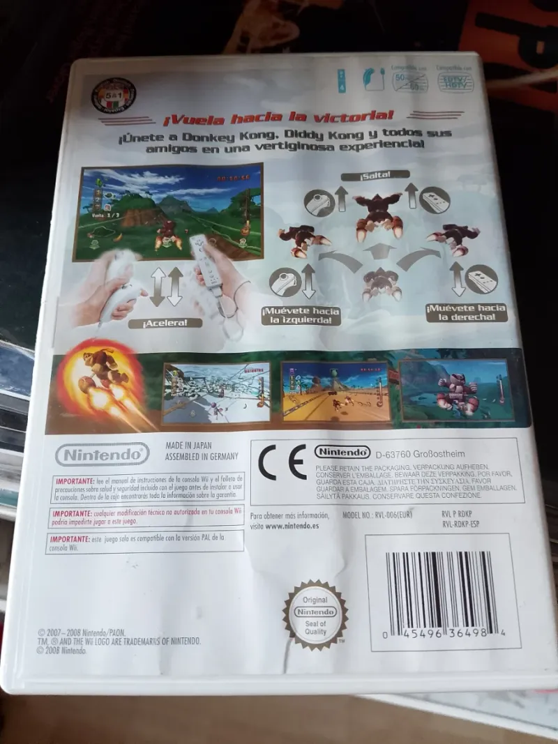 6 Juegos Wii NINTENDO Mario, Dance,  Active, kong afbeelding 7