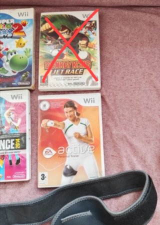 6 Juegos Wii NINTENDO Mario, Dance,  Active, trivi