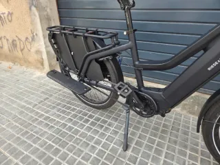 Bicicleta Eléctrica Cargobike Negra