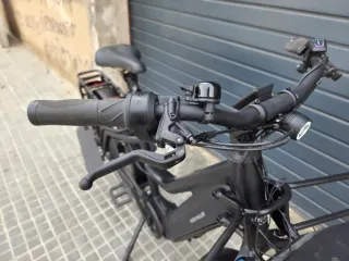 Bicicleta Eléctrica Cargobike Negra