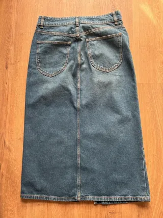 Falda Vaquera Midi Massimo Dutti