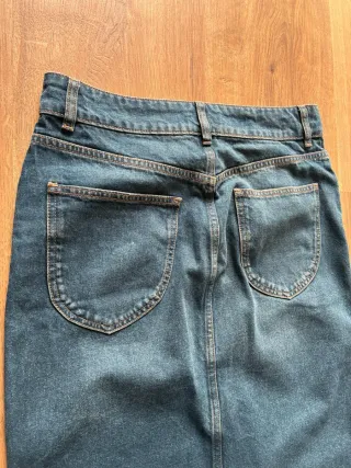 Falda Vaquera Midi Massimo Dutti