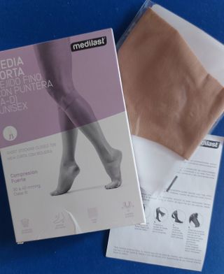 2 Medias Terapéuticas Medilast Talla Grande