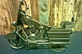 Moto Decoración Metal