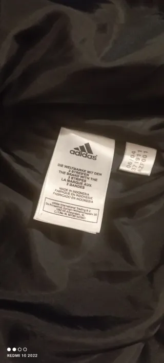 Giubbino Adidas nero