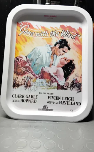 Vassoio Vintage Via col Vento David O. Selznick