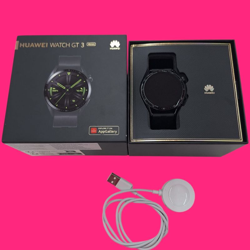 SMARTWATCH HUAWEI WATCH GT 3 46MM NEGRO EN CAJA