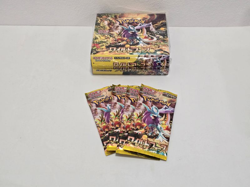 4 SOBRES Pokemon Wild Force TCG Japonés