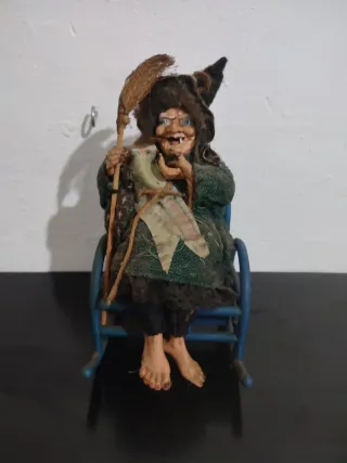 Decoración Bruja Mecedora