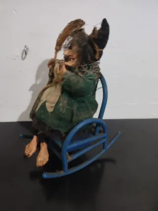 Decoración Bruja Mecedora