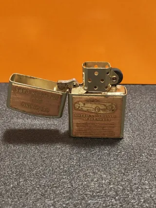 Accendino metallo ricaricabile simil Zippo