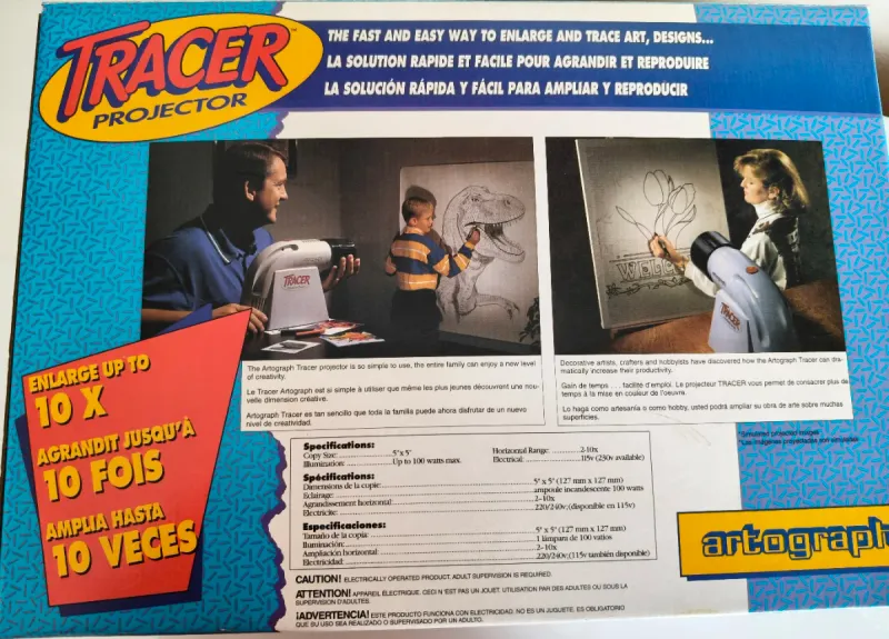 Proyector Tracer Artograph made in USA 220V afbeelding 3
