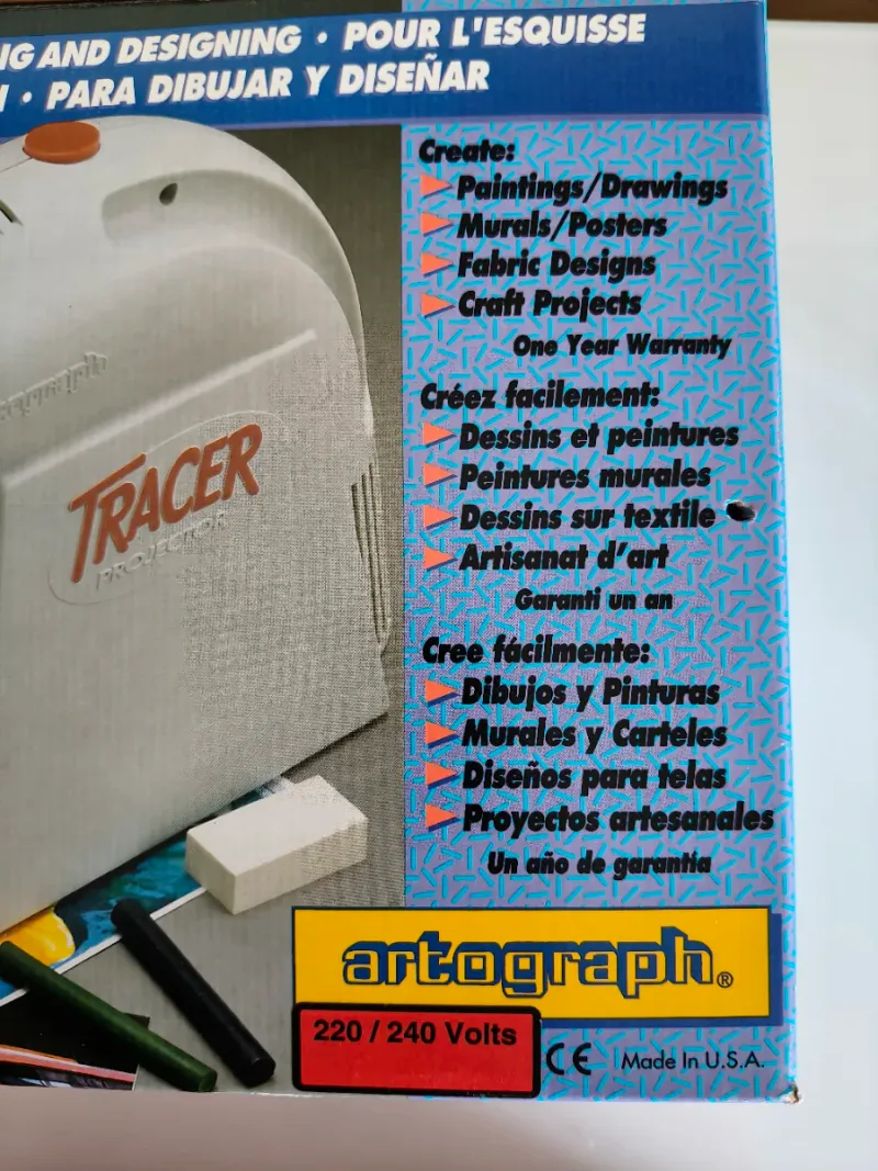 Proyector Tracer Artograph made in USA 220V afbeelding 5