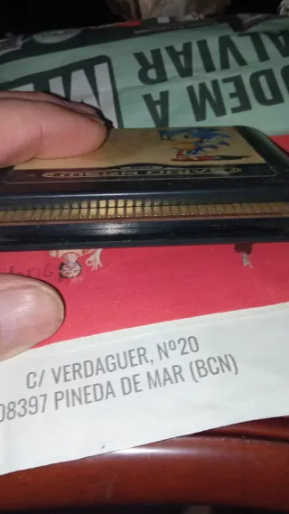 Juego Sonic Mega Drive SEGA